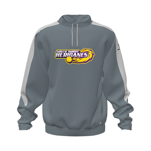 [CUS-DFW-HOOD-FLC-LSL-GRY-YXS-LOGO1] Hoodie (Youth XS, Gray, Logo 1)