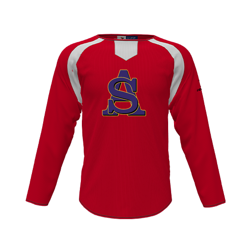 [CUS-DFW-PULL-FLC-CNK-LSL-RED-YS-LOGO3] Pullover (Youth S, Red, Logo 3)