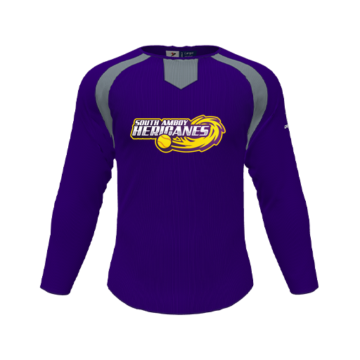 [CUS-DFW-PULL-FLC-CNK-LSL-PUR-YS-LOGO1] Pullover (Youth S, Purple, Logo 1)