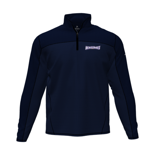 [CUS-DFW-QTRZ-PER-LSL-NVY-AS-LOGO2] Quarter Zip Pullover (Adult S, Navy, Logo 2)