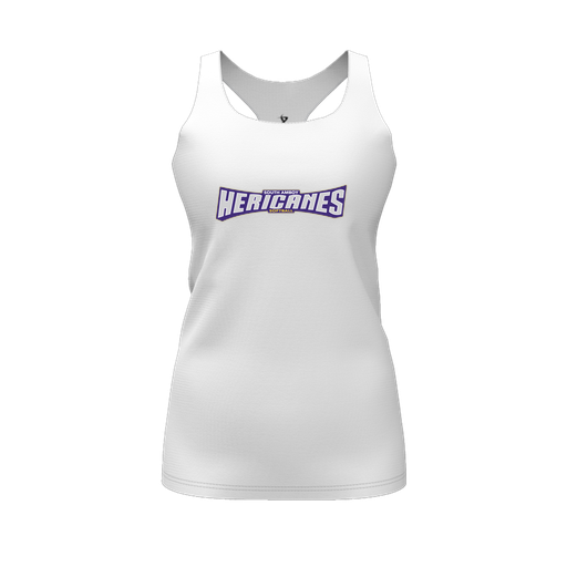 [FT0TRBWH-FYS-LOGO2] Decker Racerback Tank Top (Female Youth S, White, Logo 2)