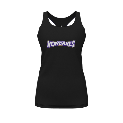 [FT0TRBBK-FYS-LOGO2] Decker Racerback Tank Top (Female Youth S, Black, Logo 2)