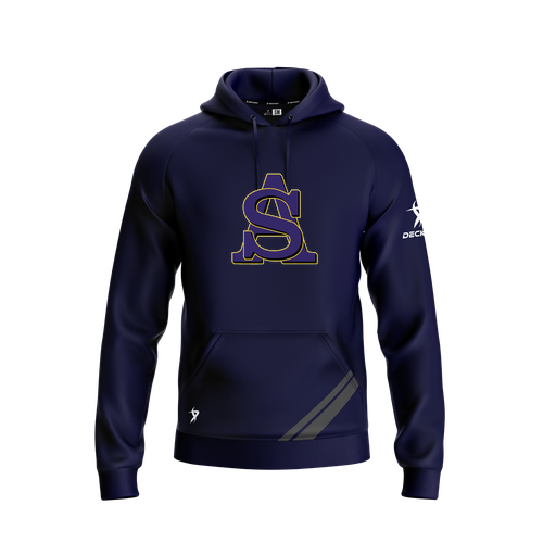 [FOLHSMNV-YXS-LOGO3] Decker Summit Hoodie (Youth XS, Navy, Logo 3)