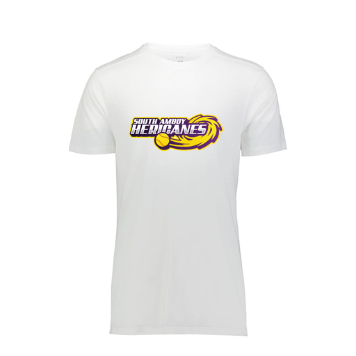 [FTSCUBWH-AS-LOGO1] Decker Men's Tri-Blend T-Shirt - Short Sleeve (Adult S, White, Logo 1)