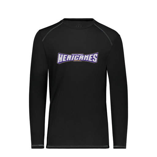 [6846.080.S-LOGO2] Youth SoftTouch Long Sleeve (Youth S, Black, Logo 2)