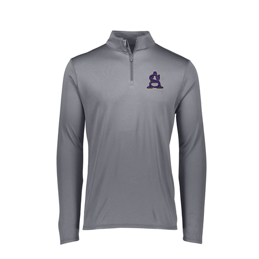 [FTLQFLGY-FAXS-LOGO3] Decker Women's Flex-Lite 1/4 Zip Shirt (Female Adult XS, Gray, Logo 3)