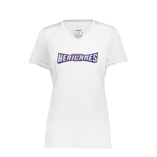 [6844.005.XS-LOGO2] Women's SoftTouch Short Sleeve (Female Adult XS, White, Logo 2)