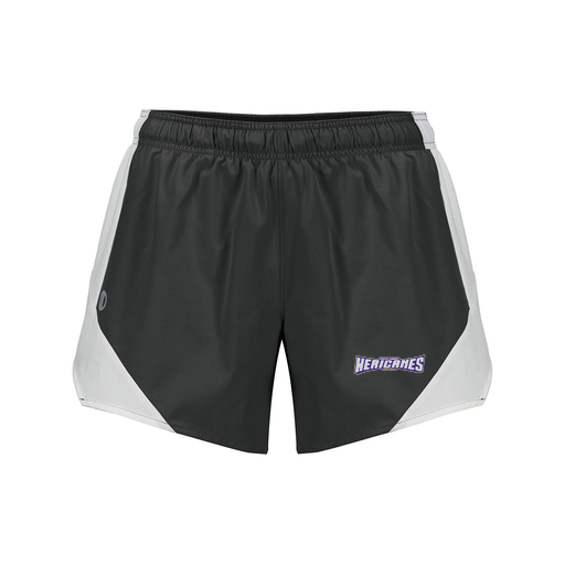 [229489.420.S-LOGO2] Girls Olympus Shorts (Female Youth S, Black, Logo 2)