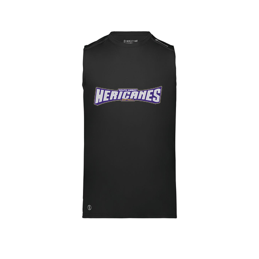 [222593.080.S-LOGO2] Men's CoolDry TankTop (Adult S, Black, Logo 2)