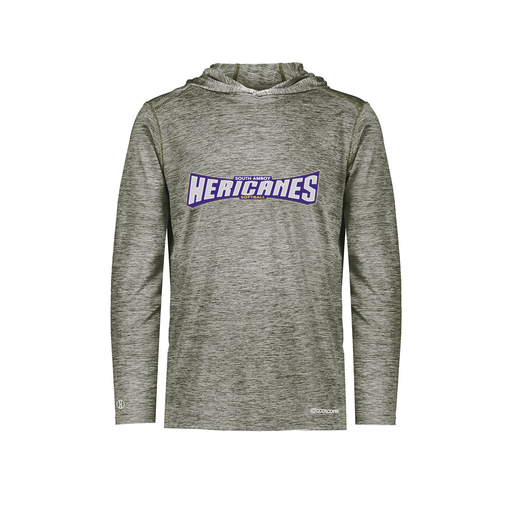 [FOLHCGGY-AS-LOGO2] Decker Men's Charge Hoodie (Adult S, Gray, Logo 2)