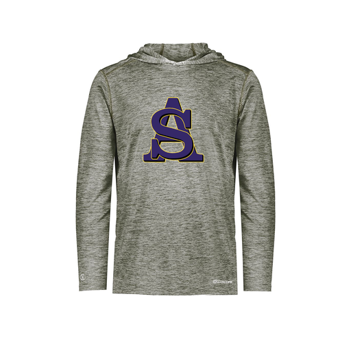 [FOLHCGGY-AS-LOGO3] Decker Men's Charge Hoodie (Adult S, Gray, Logo 3)