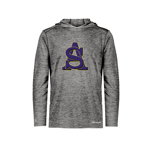 [FOLHCGBK-YS-LOGO3] Decker Youth Charge Hoodie (Youth S, Black, Logo 3)