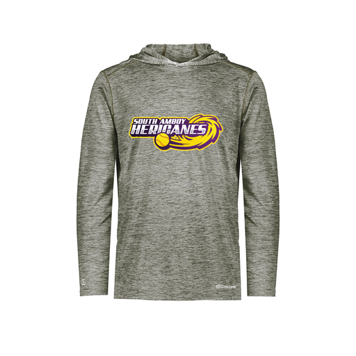 [FOLHCGGY-YS-LOGO1] Decker Youth Charge Hoodie (Youth S, Gray, Logo 1)